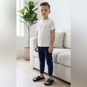 Bauer Black Adjustable Slide Sandals